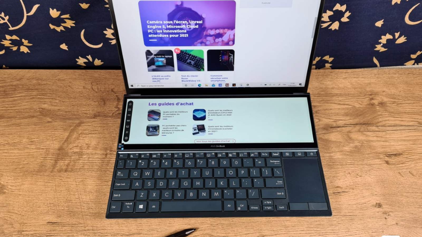 Test de l'Asus Zenbook Duo 14 (UX482EA) : un concept de dual-screen qui gagne en maturité