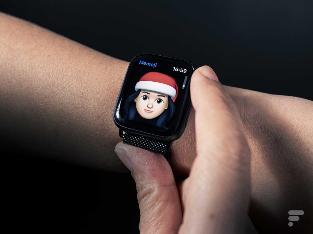 L'écran de l'Apple Watch SE