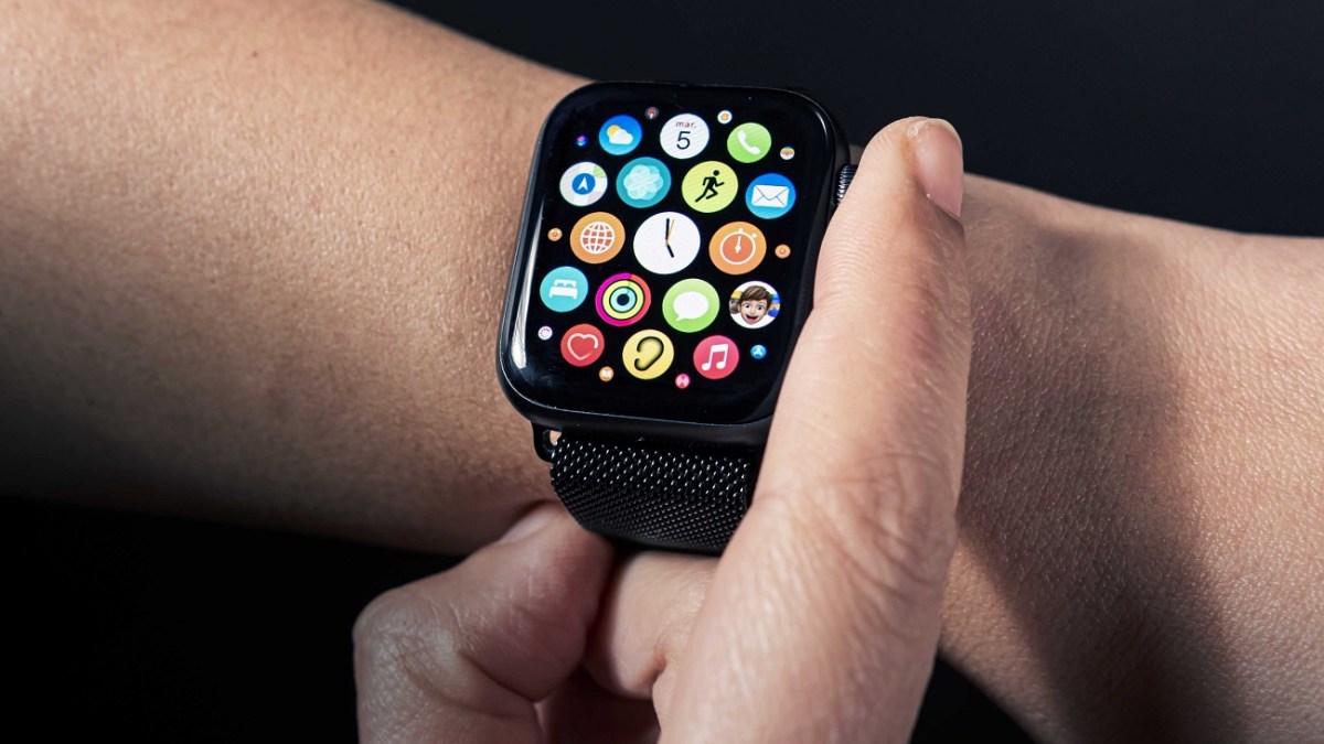 L'interface de l'Apple Watch SE
