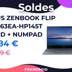 Asus ZenBook Flip : ce laptop avec écran OLED est soldé avec 215 € de réduction