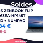 Asus ZenBook Flip : ce laptop avec écran OLED est soldé avec 215 € de réduction