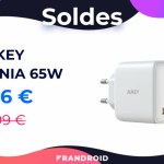 Le chargeur Aukey Omnia USB-C de 65 W baisse son prix pour les soldes