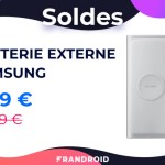 La batterie externe sans fil de Samsung rechute à 10 € pour les soldes