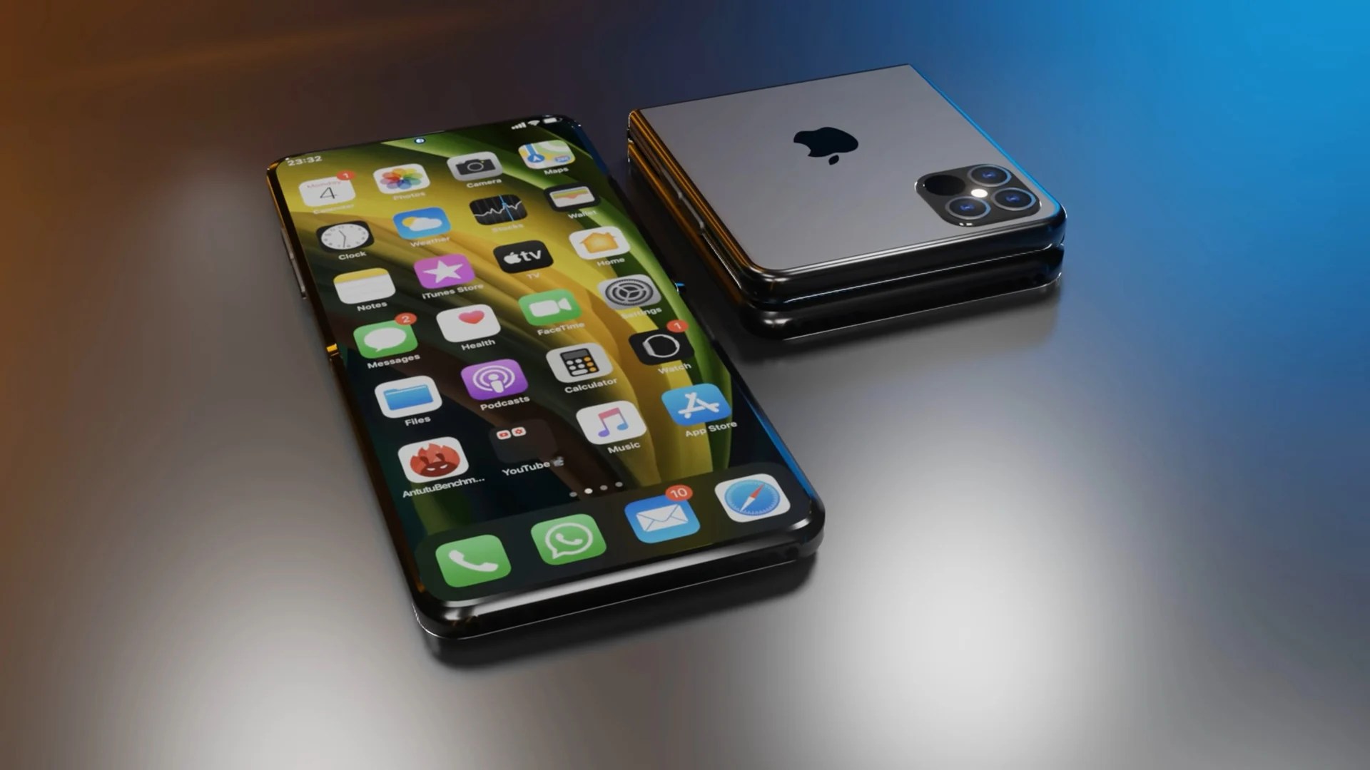 Un concept d'iPhone pliable