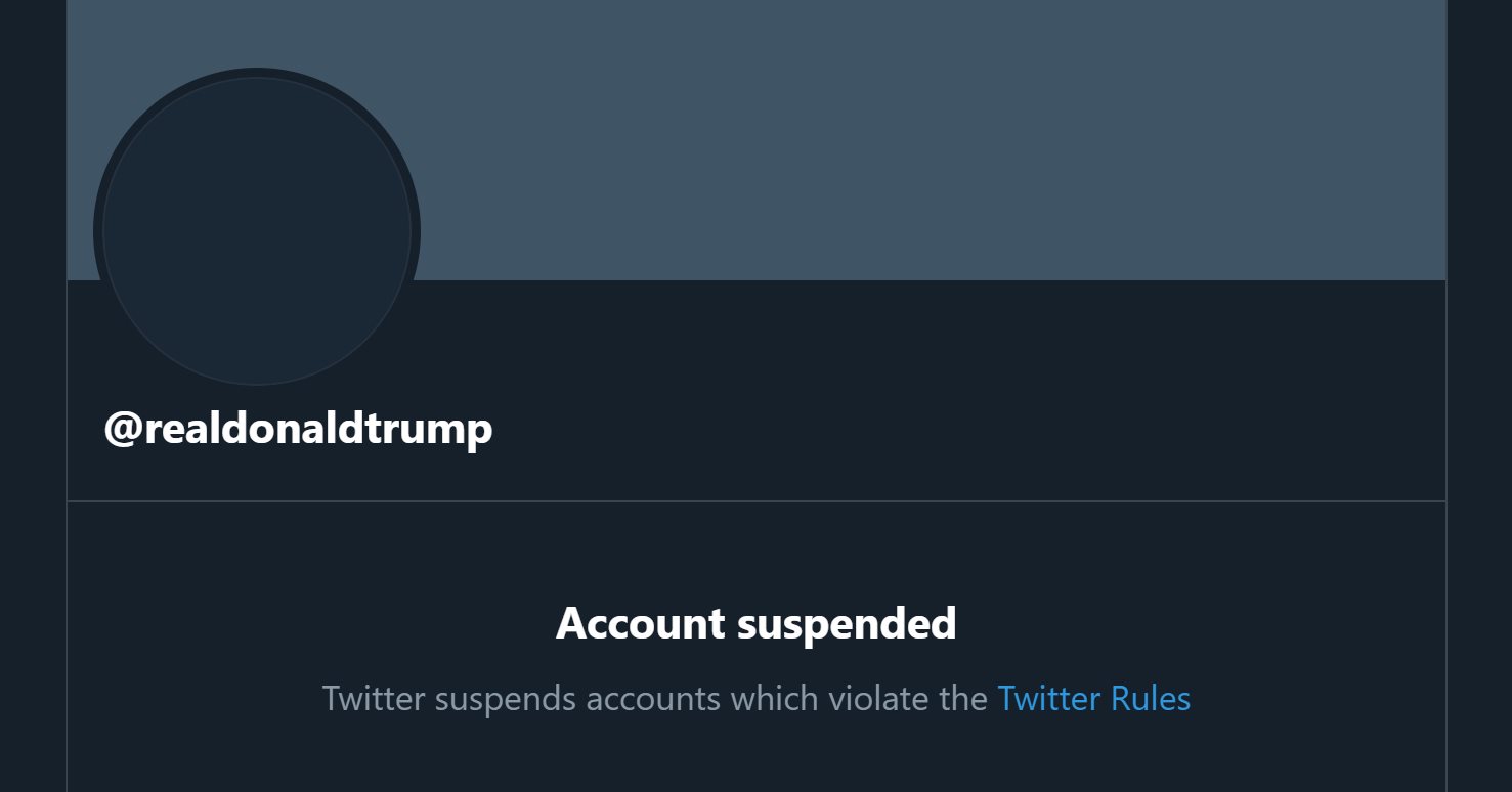 Donald Trump est banni définitivement de Twitter