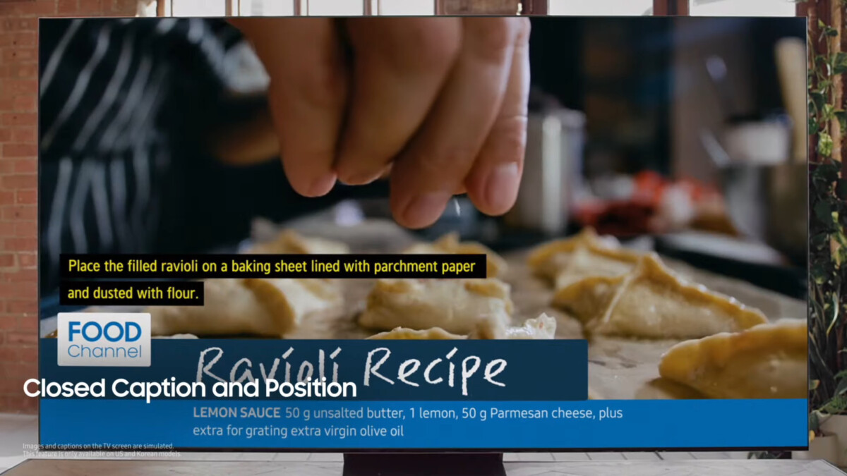 Samsung accessibilité sous-titrage mobile