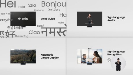 Samsung accessibilité  futures fonctions