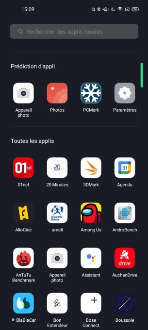 Interface Oppo A53s