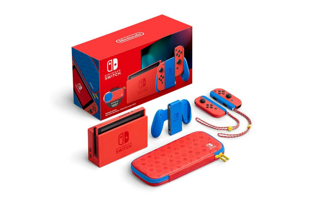 Nintendo Switch Edition Limitée Mario avec accessoires