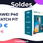 Ce pack Huawei P40 + Watch Fit est soldé à moins de 500 euros