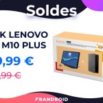 Ce pack Lenovo Tab M10 Plus est affiché à 220 euros pendant les soldes