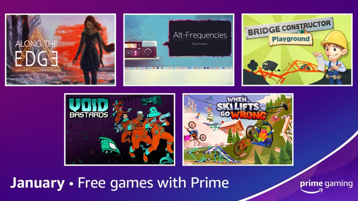 Amazon Prime Gaming jeux offerts janvier 2021