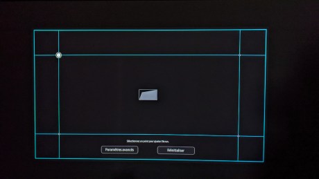 La mire de réglage pour la géométrie de l'image