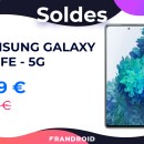 La version 5G du Samsung Galaxy S20 FE chute sous les 500 € lors des soldes