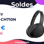 Pour les soldes, la réduction de bruit est à moins de 100 € avec ce casque Sony