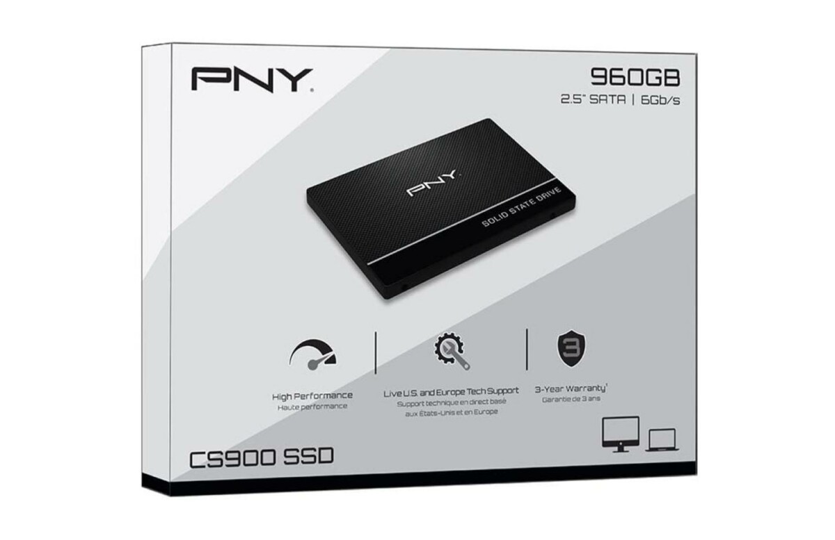 SSD PNY 960 Go à 80 euros