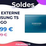 Le très bon SSD externe Samsung T5 de 500 Go est soldé à -33 %