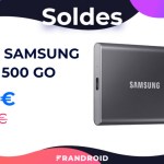 Le SSD externe Samsung T7 500 Go est de retour à bon prix pour les soldes