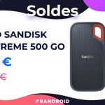 Ce SSD NVMe portable ultra compact de 500 Go en solde est très pratique