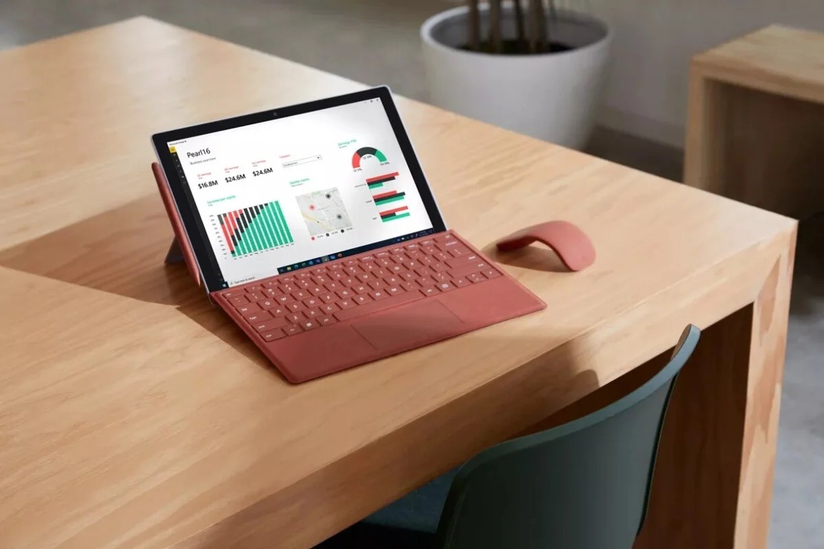 Surface Pro 7 Plus presentation