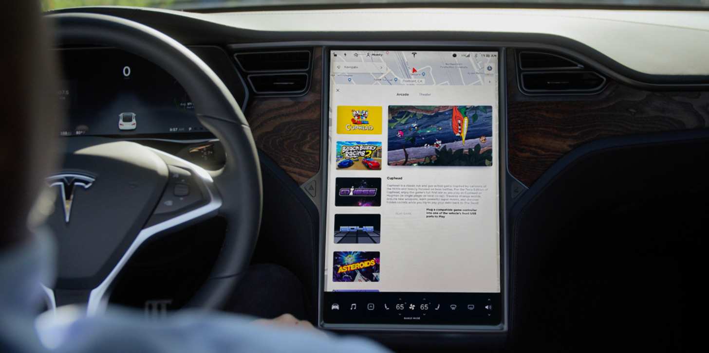 Tesla système infodivertissement