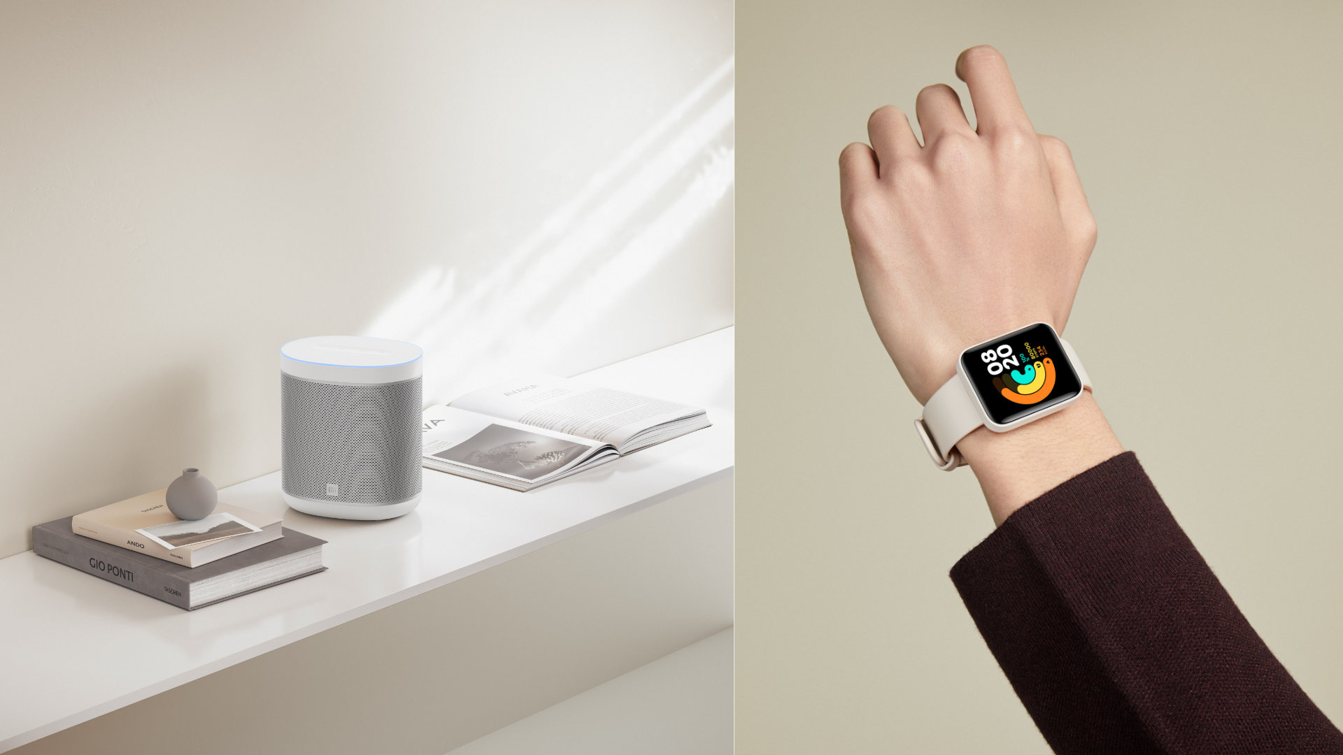 Xiaomi Mi Watch Lite et Xiaomi Mi Smart Speaker