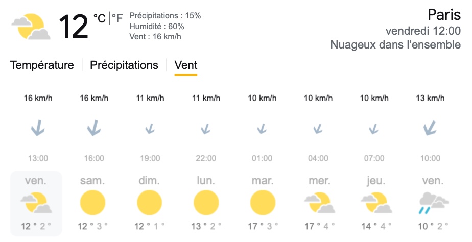 Carte météo Google-1