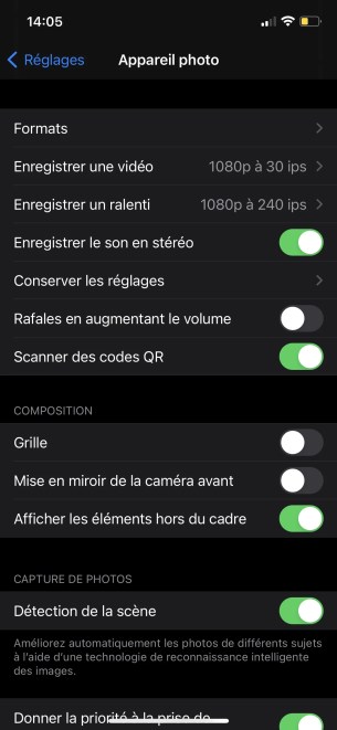 Comment enregistrer les photos en JPEG par défaut sur iOS  02