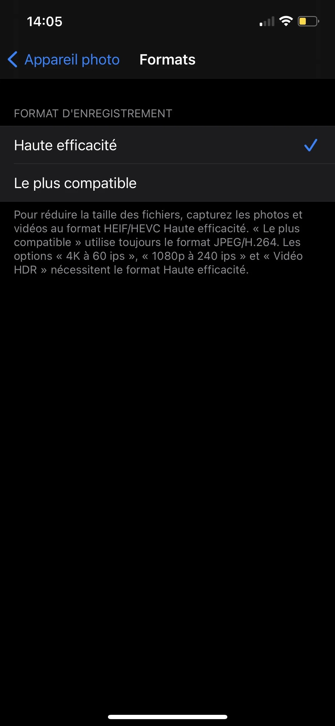 Comment enregistrer les photos en JPEG par défaut sur iOS 03