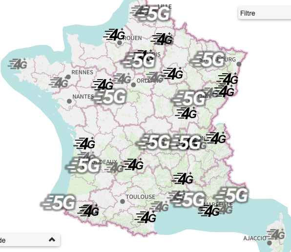 Couverture 5G SFR