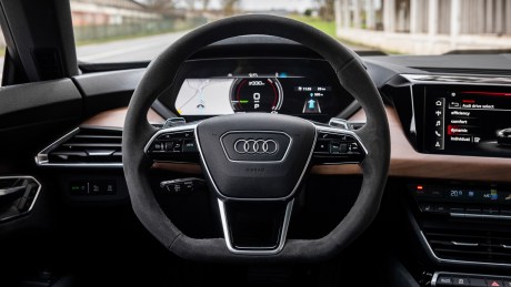 L'intérieur de l'Audi e-tron GT quattro // Source : Marius Hanin pour Frandroid