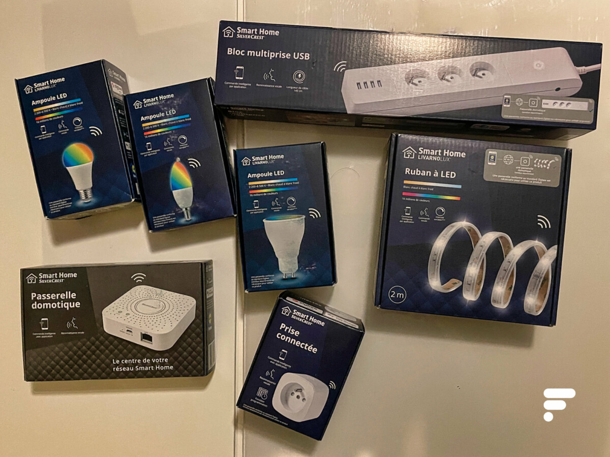 La gamme de produits connectés Lidl Smart Home