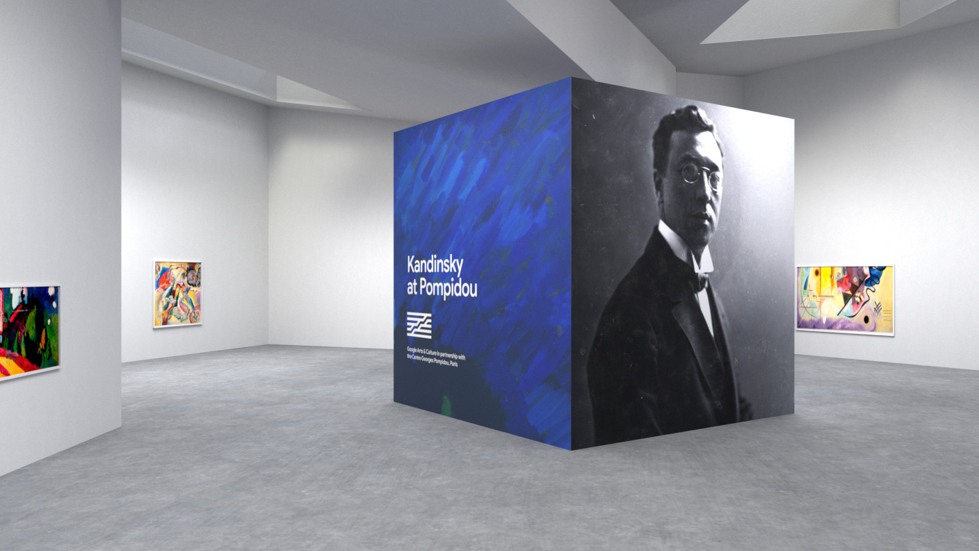Une exposition en réalité virtuelle permet de mieux comprendre les oeuvres de Kandinsky