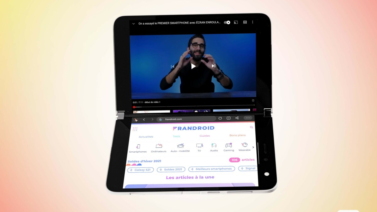 Écrans Microsoft Surface Duo