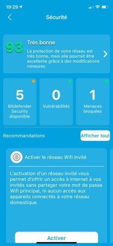Même si vous n'en avez pas besoin, la désactivation du réseau Wi-Fi invité abaisse votre score