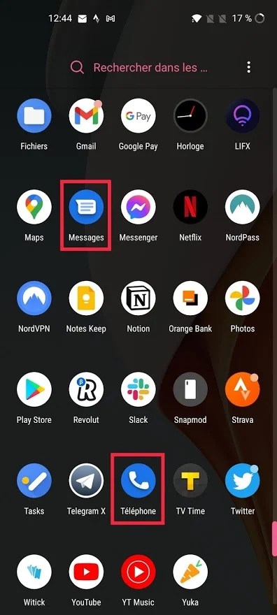 OnePlus Nord N10 - Google Messages & Téléphone