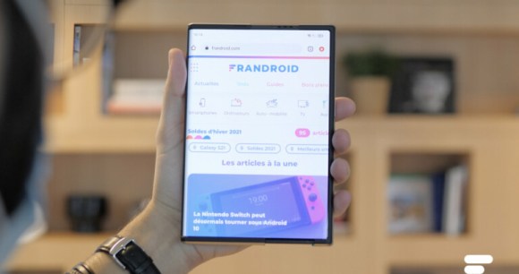 Oppo nous a déjà présenté son smartphone étirable // Source : Frandroid