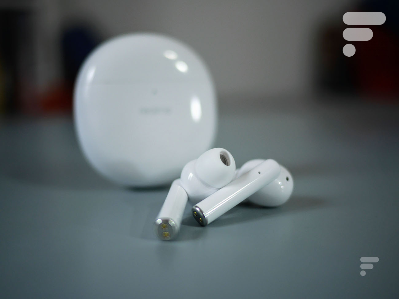 Le boîtier des Realme Buds Air Pro
