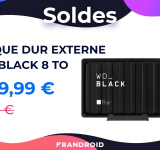 Ce disque externe WD Black 8 To passe sous la barre des 180 euros pendant les soldes
