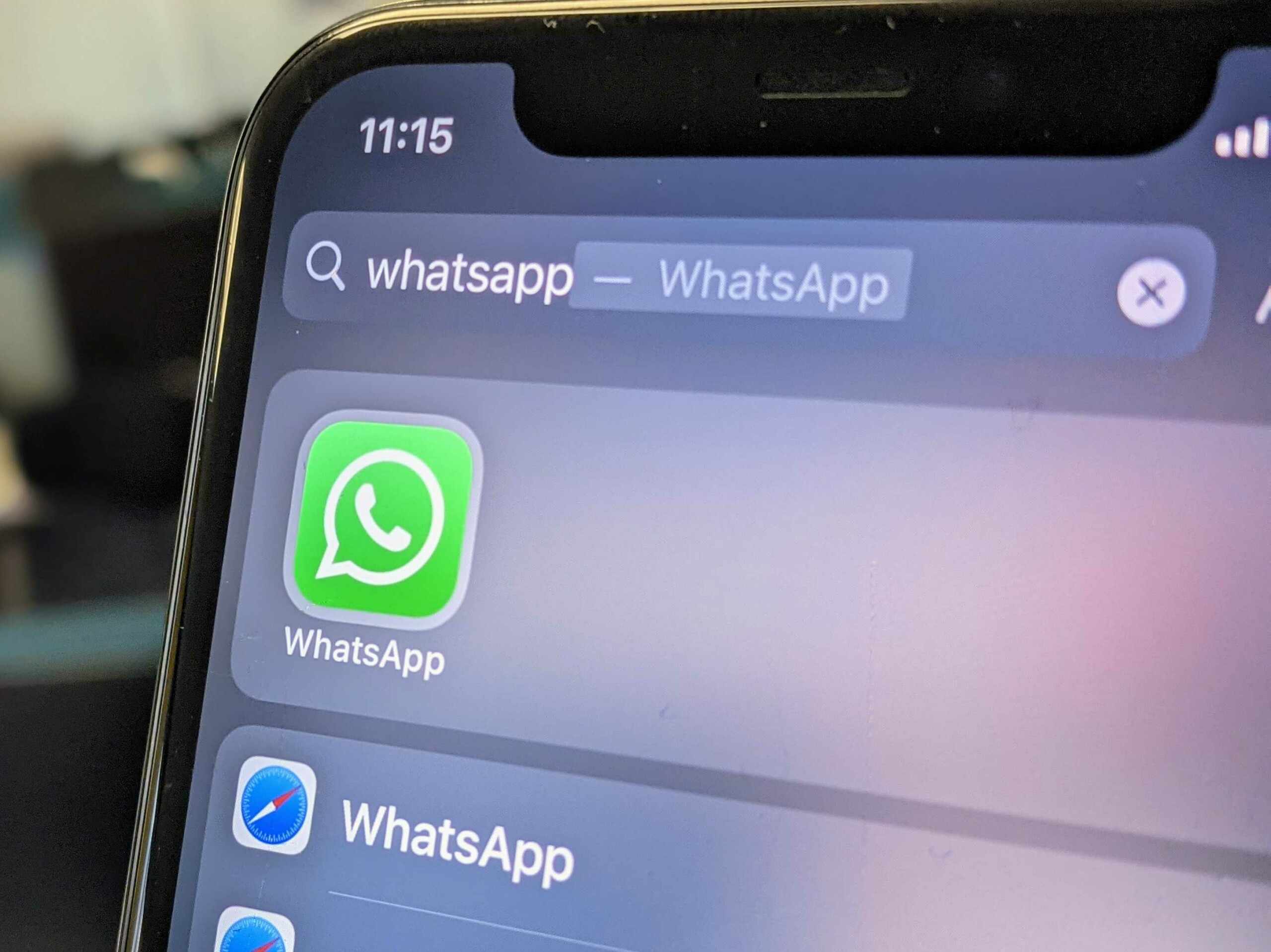 WhatsApp sur iPhone