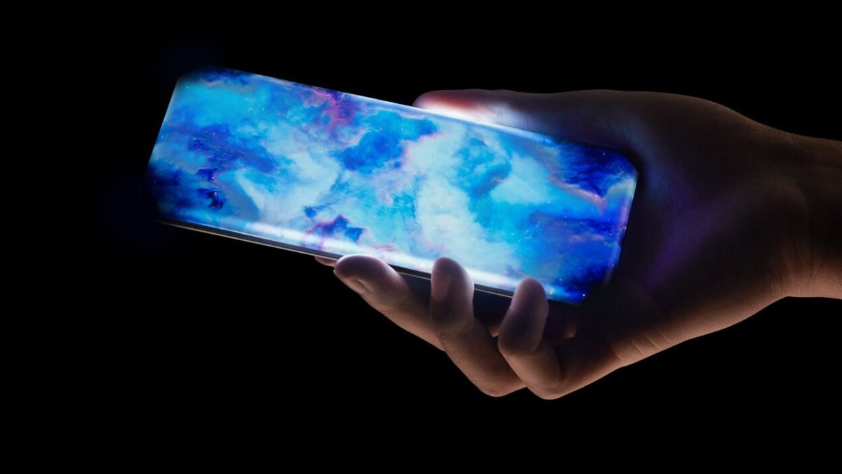 Le concept de smartphone Xiaomi sans bordure