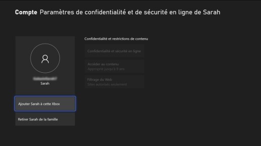 Accédez au contrôle parental d'une xbox 01