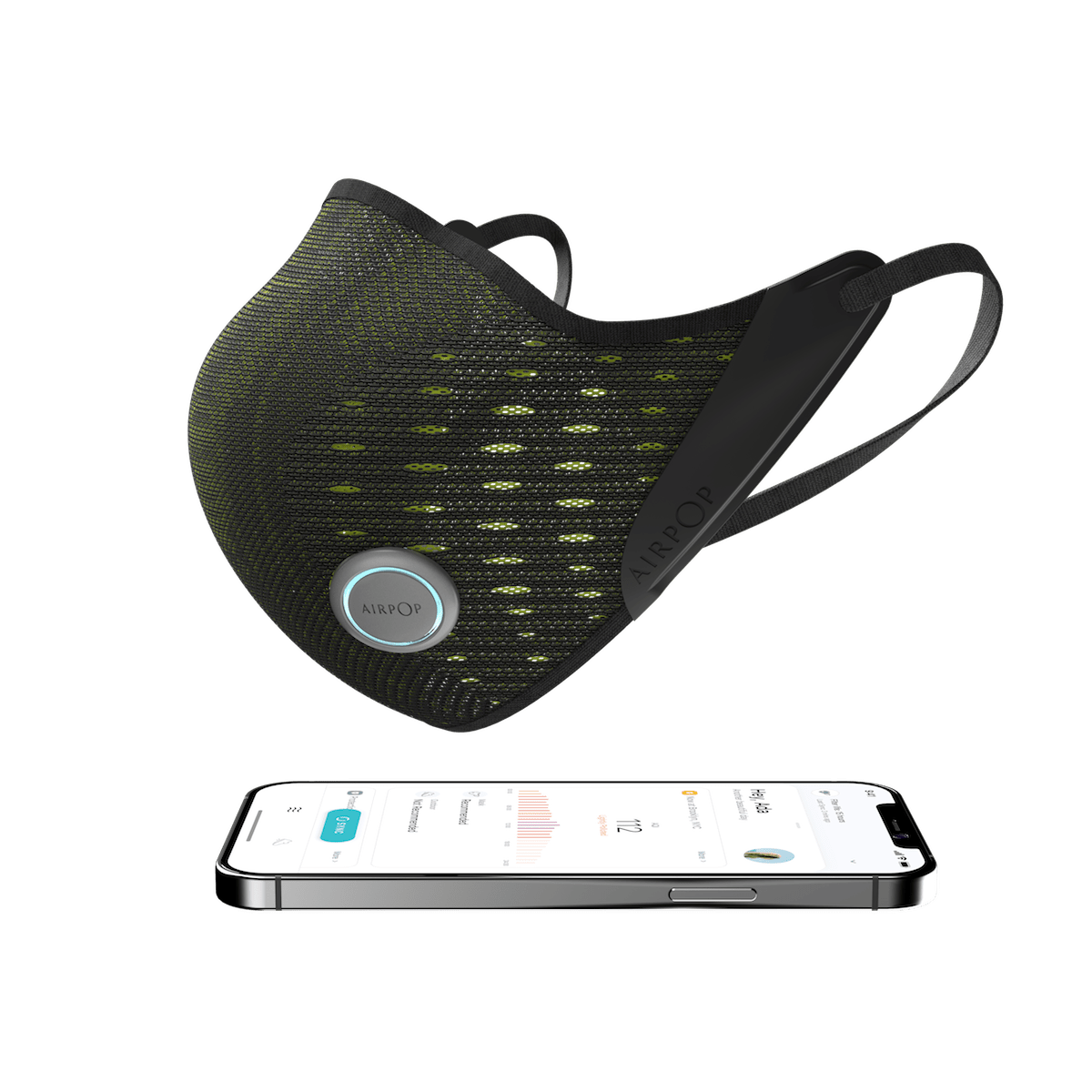 Le masque intelligent AirPop Active+ et son app