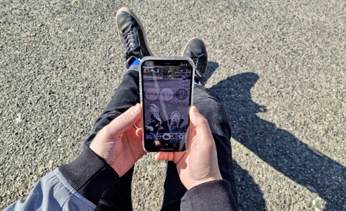 Snapchat x Adidas réalité augmentée ZX