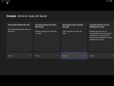 Comment configurer le contrôle parental Xbox A