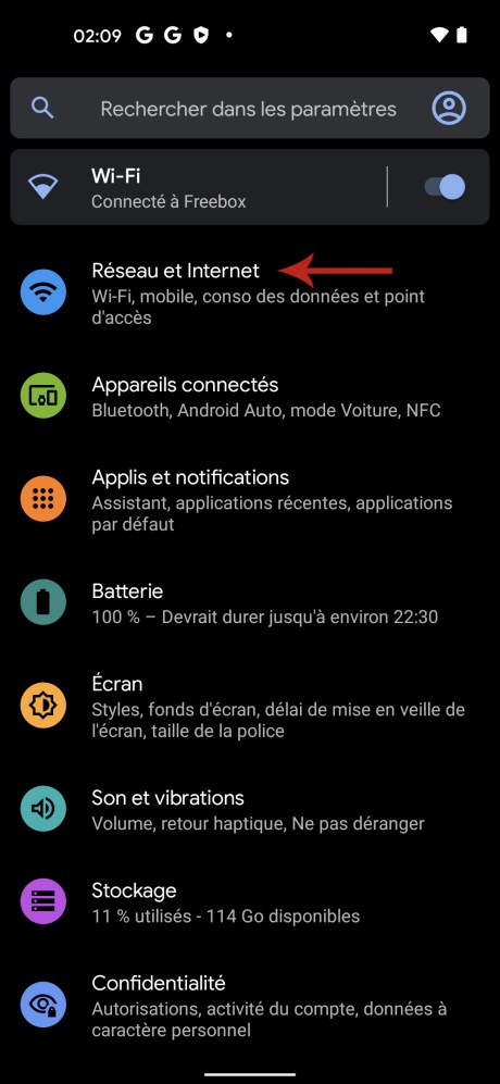 Comment connaitre son adresse IP sur Android 01