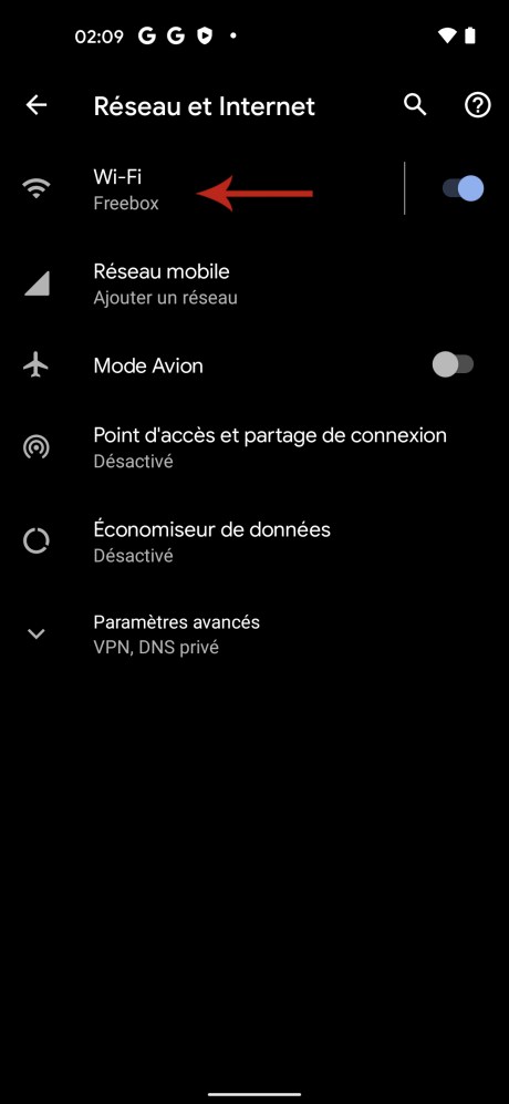 Comment connaitre son adresse IP sur Android 02