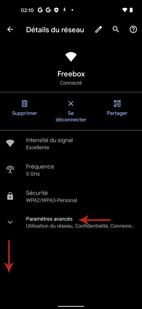 Comment connaitre son adresse IP sur Android 04