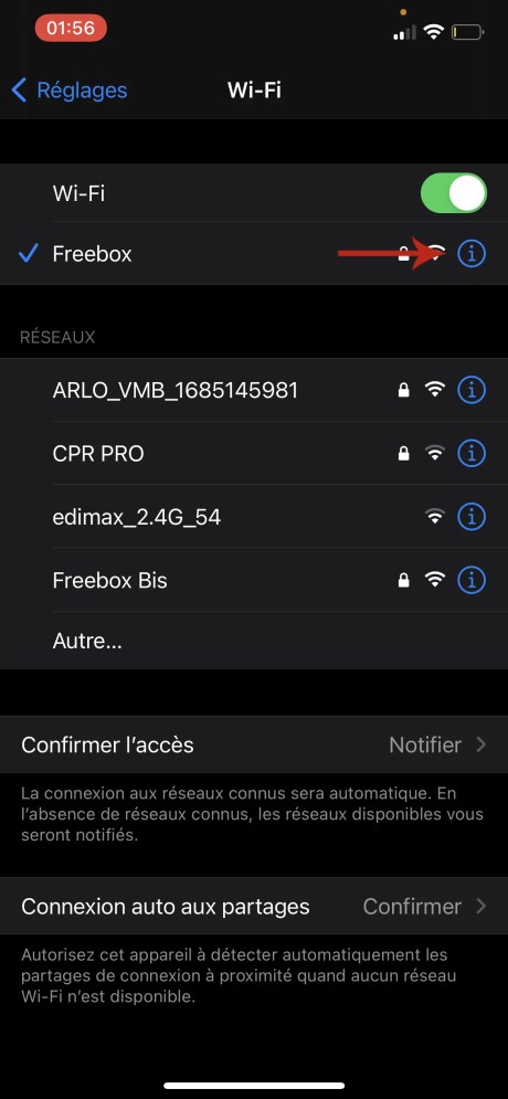 Comment connaitre son adresse IP sur iOS 02