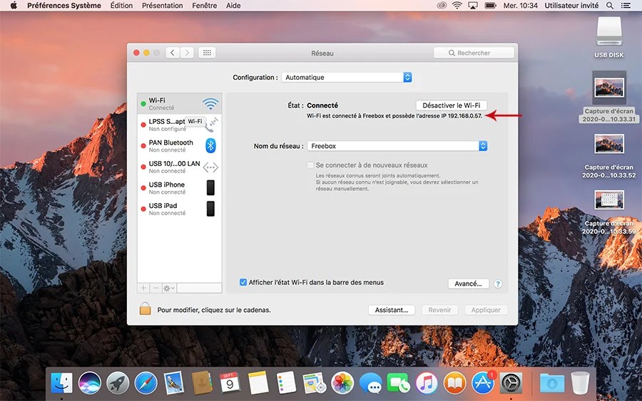 Comment connaître son adresse IP sur Mac 03